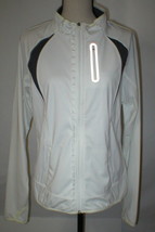 New NWT $98 Athleta Prevail 2 Jacket XL Womens White Gray Thumbholes Ref... - $97.02