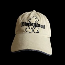 Vintage Disneyland Resort Baseball Hat Strap Adjustable Tan - $12.19