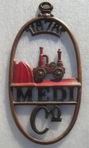 FIRE MARK MEDI Mobile Fire Department Insurance Company Plaque 1878 MARK... - £58.21 GBP
