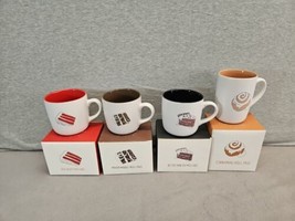 About Face Design Recipease Coffee Mug Cake Rolls Lot Of 4 Baking  (C13) - £22.15 GBP