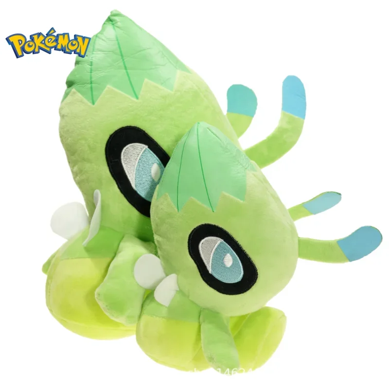 10-30cm Pokemon Celebi Plush Toys Kawaii Anime Green Elf Plush Doll Soft Stuffed - £13.73 GBP+