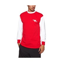 Score Draw Official Retro Arsenal 1971Long Sleeve Men&#39;s Retro Football S... - $83.00