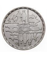 1410-1990 Egipto 2.3kg Moneda de Plata En Bu , Nacional Población Centro... - €48,57 EUR