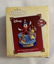 Hallmark The Sorcerer&#39;s Apprentice Disney&#39;s Fantasia 2005 Keepsake Ornament - £27.87 GBP