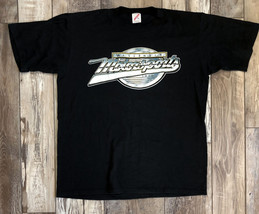 Wisconsin Motorsports Vintage T-shirt  - Jerzees - Black - Made in USA -... - £23.29 GBP