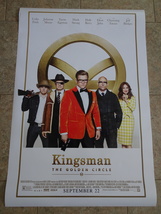 Kingsman The Golden Circle - Movie Poster With Colin Firth &amp; Channing Tatum - £16.51 GBP