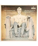 A Lincoln Treasury Vinyl Record Orson Welles Burl Ives Lonesome Train 12... - $553.35 MXN