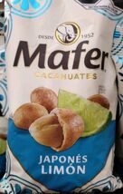 3X Mafer Japanese Peanuts With Lime ( Cacahuate Japones con Limon )3 Bag... - $14.84