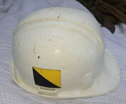 NORTON MODEL 410 OSHA Hard Hat CAT Logo White 1980s - £32.45 GBP