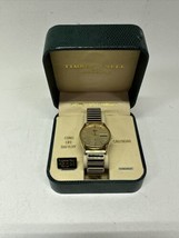Vintage Timber Creek By Wrangler Watch w/ Box Stainless Steel Gold Tone Quartz - £19.92 GBP