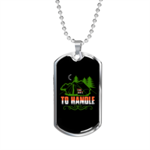 Camper Necklace Too Hot to Handle Orange Green Necklace Stainless Steel or 18k  - £37.49 GBP+