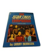 1992 The Star Trek The Next Generation Companion Book  by Larry Nemecek - $15.00