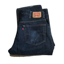 LEVI&#39;S STRAUSS DENIM BLUE JEANS 559 MEN&#39;S SIZE 38W X 32L RELAXED STRAIGHT - £22.51 GBP