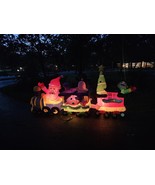 Santa&#39;s Express 3 Section Holiday Train&quot; inflatable Christmas decoration... - €110,49 EUR