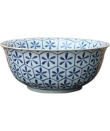 Bowl Turtle Shell Blue Colors May Vary White Variable Ceramic Handmade - £328.80 GBP
