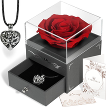 Mother&#39;s Day Gifts for Mom Her Wife, Forever Rose, Eternal Rose Box, Real Preser - £28.74 GBP
