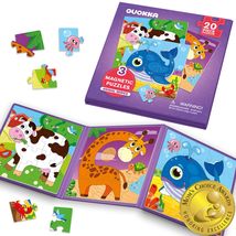 QUOKKA Magnetic Puzzles for Toddlers 3-5 - 36 Pieces Travel Puzzles Game... - $14.84+