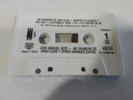 JOSE MANUEL SOTO Me Enamore De Unos Ojos - Cinta Tape Cassette Sin La Caja - $11.79