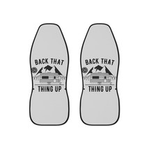 Personalized Camper Trailer Seat Covers - &quot;Back That Thing Up&quot; 100% Wild... - $61.80