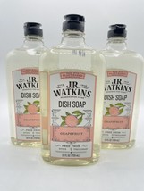 3 J.R. Watkins Grapefruit Dish Soap 24 Ounce Free from DyesRare Bs273 - $89.75