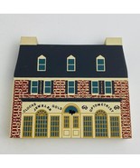 Cat&#39;s Meow Wood Collectible House 1991 Series IX Jeweler Optometrist - £9.40 GBP