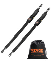 VEVOR Retractable Ratchet Straps, 2 in x 4 ft Ratchet Tie Down Straps wi... - $19.99