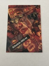 Vintage Houston Rockets Schedule 1993-1994 World Champions - Olajuwon, D... - $34.28 CAD