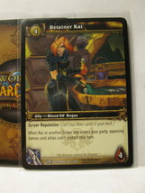 (TC-1600) 2008 World of Warcraft Trading Card #192/252: Retainer Kai - £0.78 GBP