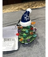 Dallas Cowboys 4&quot; Light Up Ceramic LED Christmas Tree - $38.36 CAD