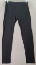 Old Navy Leggings Women Size Medium Black Cotton Casual Elastic Waist Sk... - $12.14