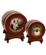 Pet Chestnut Barrel Urn - Two Sizes - $99.95+