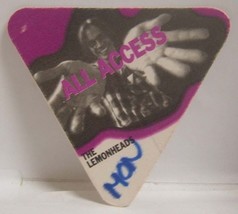 THE LEMONHEADS  - VINTAGE ORIGINAL TOUR CLOTH BACKSTAGE PASS ***LAST ONE*** - $186.40 MXN