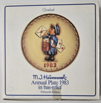 Vintage German Goebel M.J. Hummel Annual Plate - 1983, in Original Box - £18.89 GBP