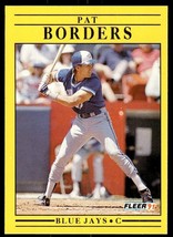 1991 Fleer Baseball Card Pat Borders Blue Jays Catcher #171 - £0.79 GBP