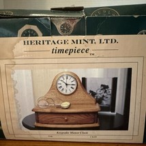 Heritage Mint Ltd Keepsake Manor Clock Oak - £31.89 GBP