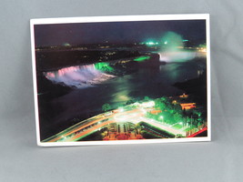 Vintage Postcard - Niagara Falls at Night Illuminated - Royal Specialty Sales - £11.72 GBP