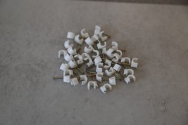 Wickes Round White Wall Clips - 5mm - Pack of 40 - $3.71