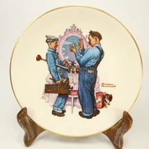 PLUMBERS by Norman Rockwell Gorham China Plate Danbury Mint   FHJ1X - £15.67 GBP