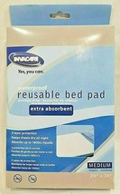 Invacare Medium Waterproof Reusable Bed Pad Extra Absorbent 24&quot; x 34&quot; Home Care - £14.34 GBP