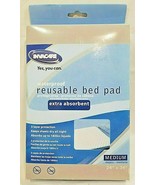 Invacare Medium Waterproof Reusable Bed Pad Extra Absorbent 24&quot; x 34&quot; Ho... - $339.18 MXN