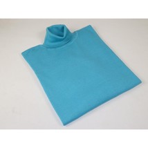 Men PRINCELY Turtle neck Sweater From Turkey Merino Wool 1011-80 Lt Turquoise image 2