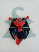 2012 Marvel &amp; Subs DecoPac Spiderman Plastic Doorhanger 6.25&quot; - £7.62 GBP
