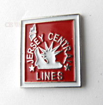 Jersey Central Lines Railway Us Railroad Lapel Pin Badge 1 Inch - £4.24 GBP