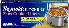 Kitchens Slow Cooker Liners, Regular (Fits 3-8 Quarts), 6 Count - £4.12 GBP