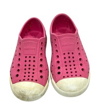 Native Kids Jefferson Slip-On Shoes C10 Pink With White Toe - $15.36
