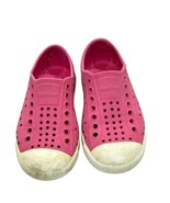 Native Kids Jefferson Slip-On Shoes C10 Pink With White Toe - $15.36