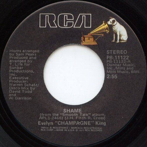 EVELYN CHAMPAGNE KING - SHAME / DANCIN&#39;, DANCIN&#39;, DANCIN&#39; U.S. 7&quot; 1977 OOP - $10.88