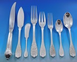 Elysee by Puiforcat French Sterling Silver Flatware Set 12 Dinner Servic... - $28,705.05
