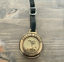 Pebble Beach Metal Medallion Golf Bag Tag Spyglass Spanish Bay Del Monte... - $13.08