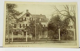 NY Colonial Inn Rye N.Y. Vintage New York  Roadside Hotel Postcard I10 - £10.32 GBP